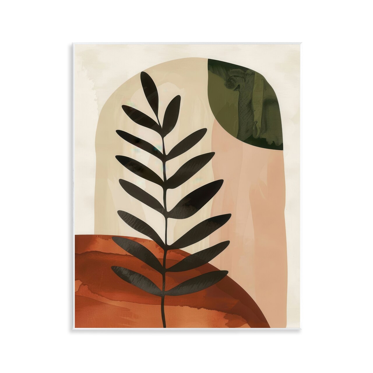 Stupell Industries Fern Strand Neutrals Wall Plaque Art Design by LSR Design Studio